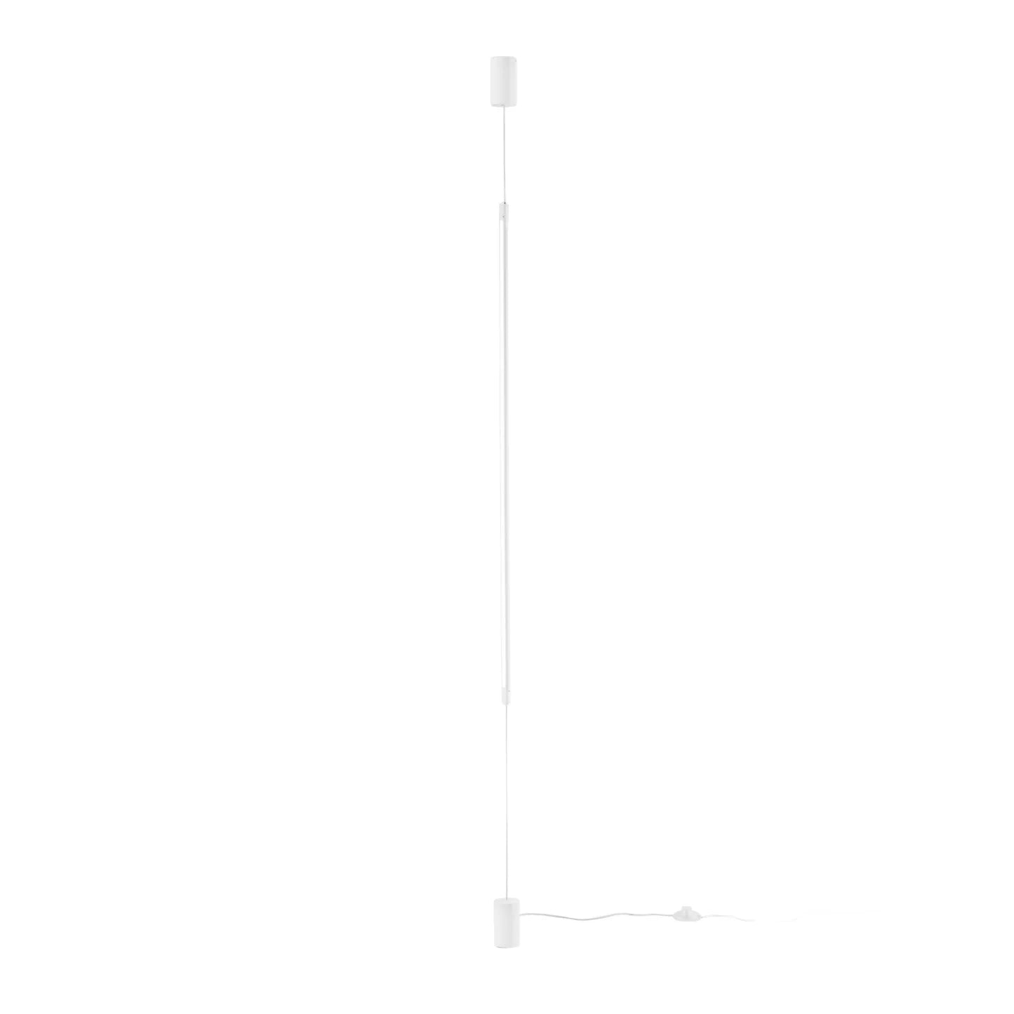 Lampa podłogowa wisząca LED metalowa biało-czarno-złota CCT 15W 1728LM GRAVITY